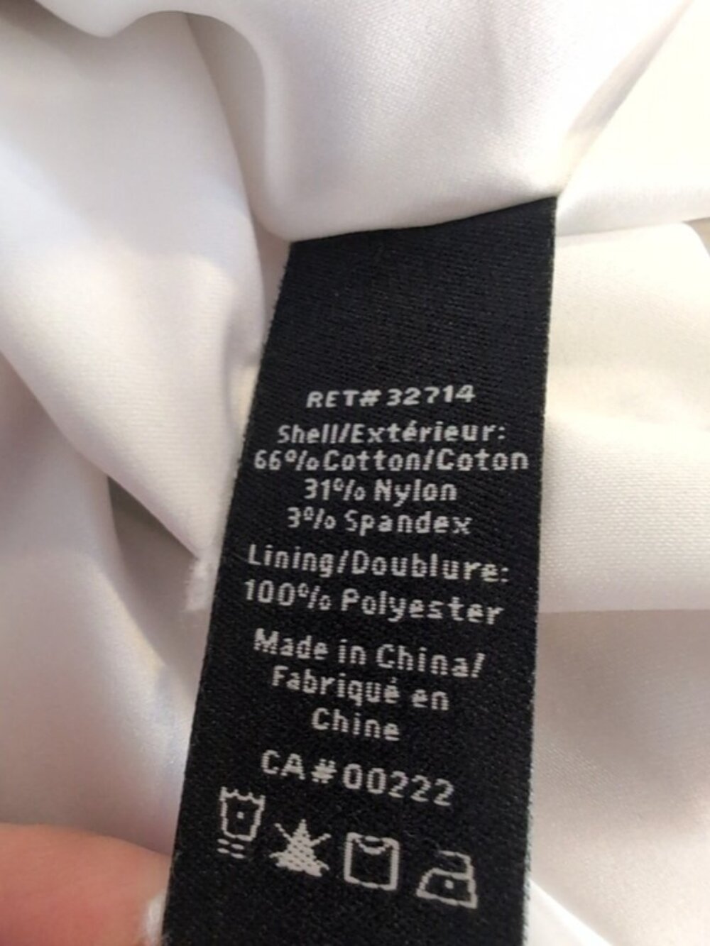 Jessica Floral Blazer Jacket Size 6 Cotton Tailored Mid Length Spring White - Picture 12 of 14